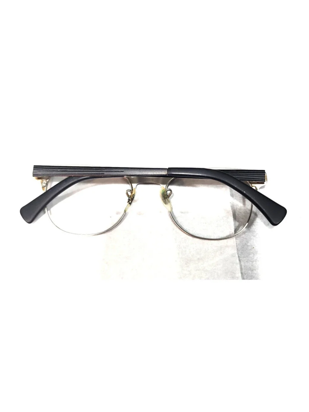 Ray Ban RB6317 2832 Black Silver Metal Round Eyeglasses 49-20 140